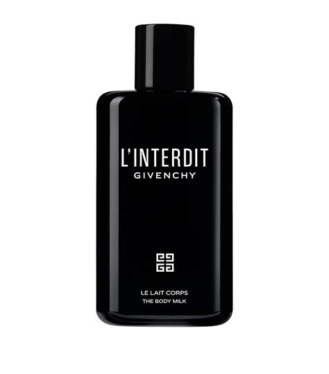 givenchy l'interdit body milk|L'INTERDIT BODY MILK .